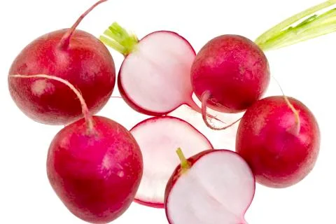 Fresh Red Radish Stock Photos