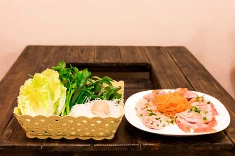 Fresh red snapper with vegetables Stock Photos