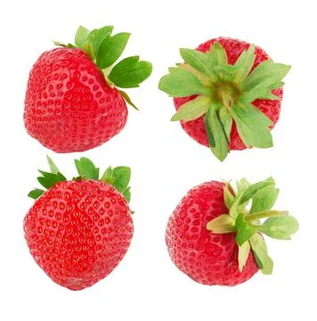 Fresh red strawberries Stock Photos