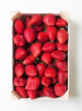 Fresh red strawberry Stock Photos