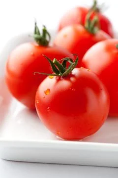 Fresh red tomatoes Stock Photos
