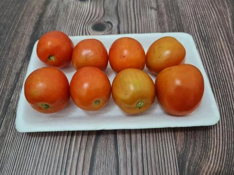 Fresh red tomatoes Stock Photos