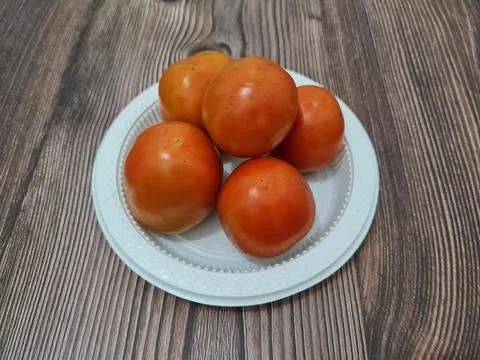 Fresh red tomatoes Stock Photos