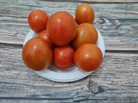 Fresh red tomatoes Stock Photos