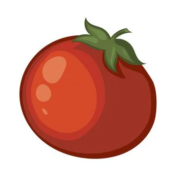Fresh red tomatoes vector illustrations. cherry tomato. Flat style . Pizza .. Illustrazione stock