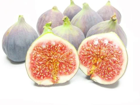 Fresh ripe fig fruit Stock Photos