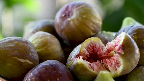 Fresh, ripe figs Stock Footage 322031833