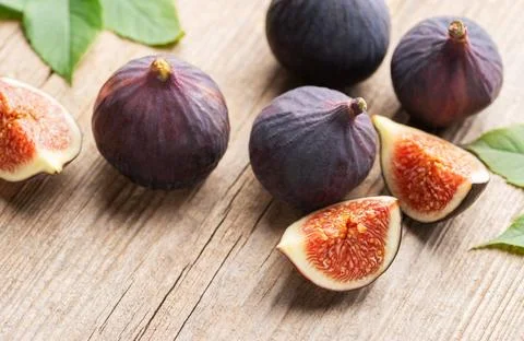 Fresh ripe figs Stock Photos