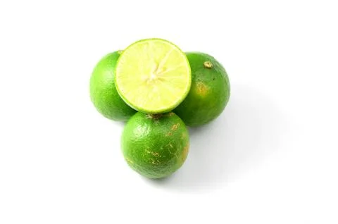 Fresh ripe lime Foto stock