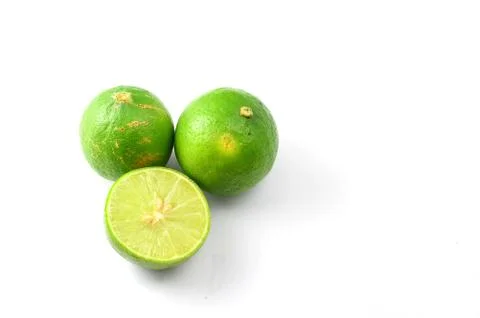 Fresh ripe lime Foto stock