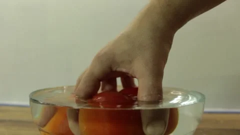 Fresh, ripe tomatoes Stock Footage 300369632