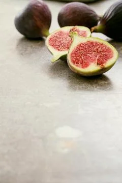 Fresh ripened fig Stock Photos