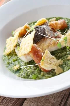 Fresh risotto meal Stock Photos