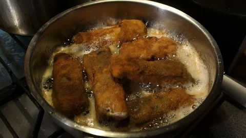 Fresh roast carp Stock Footage 107784588