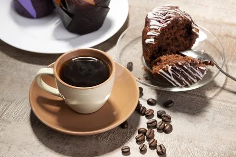 Fresh roasted coffee 스톡 사진