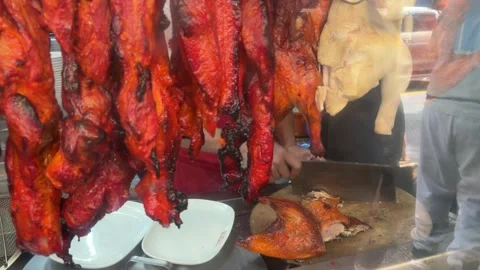 Fresh Roasted Duck Stock Footage 337184787
