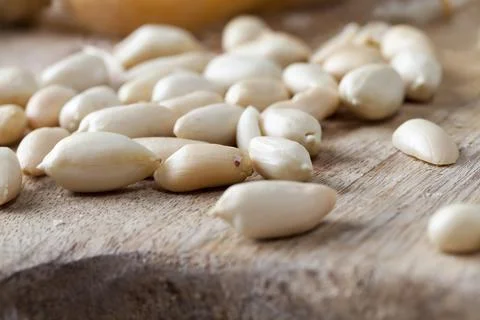 Fresh roasted peanuts Foto stock