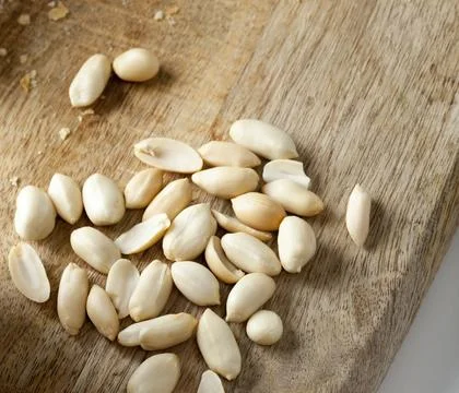 Fresh roasted peanuts Foto stock