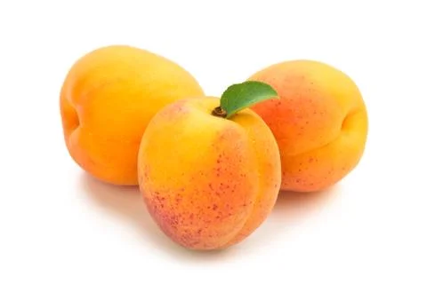 Fresh rpie apricots. Stock Photos