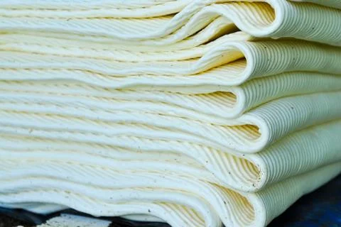 Fresh rubber sheets Stock Photos