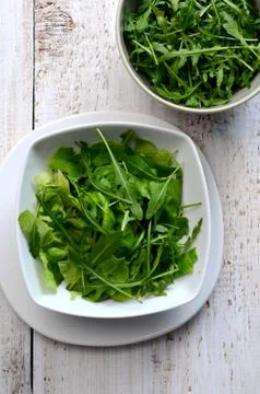 Fresh rucola Stock Photos