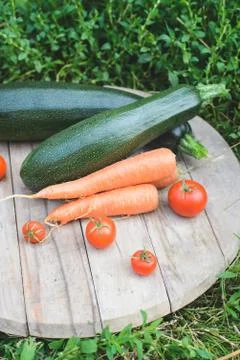 Fresh rustic harvest Stock Photos
