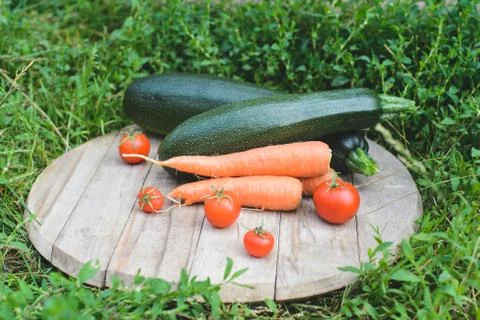Fresh rustic harvest Stock Photos