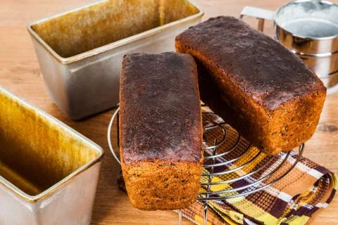 Fresh Rye Bread Stock Photos