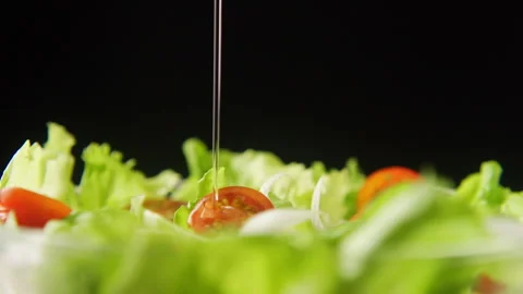 Fresh salad Stock Footage 257026678