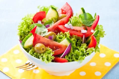 Fresh salad Stock Photos