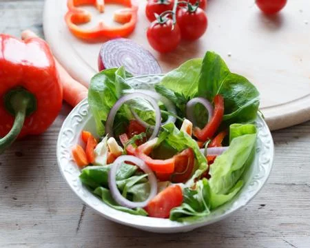 Fresh salad 库存照片