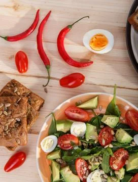 Fresh salad Stock Photos