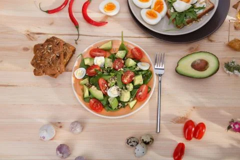 Fresh salad Stock Photos
