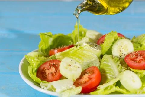 Fresh salad Foto stock