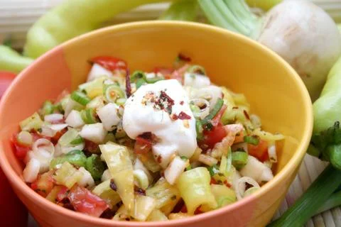 Fresh salad Stock Photos