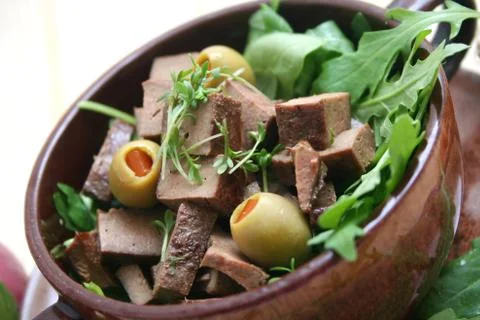 Fresh salad Stock Photos