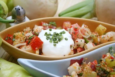 Fresh salad Stock Photos