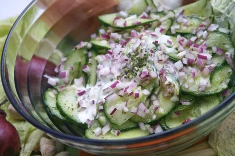 Fresh salad Stock Photos