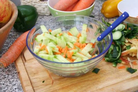 Fresh salad Stock Photos
