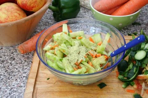 Fresh salad Stock Photos