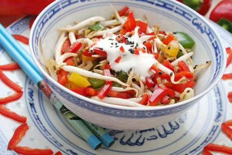 Fresh salad Foto stock