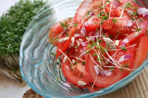 Fresh salad Stock Photos