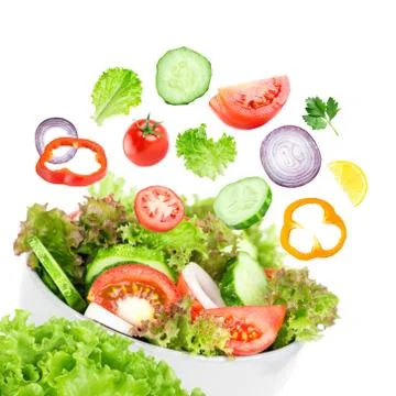 Fresh salad Stock Photos