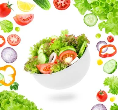 Fresh salad Stock Photos