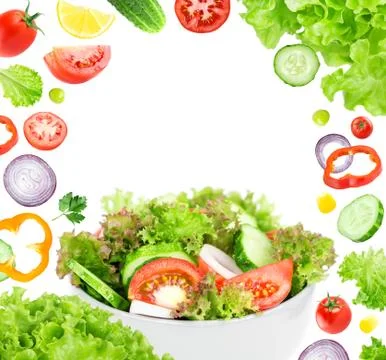 Fresh salad Stock Photos