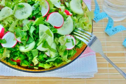 Fresh salad Stock Photos