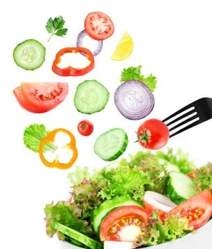Fresh salad Stock Photos