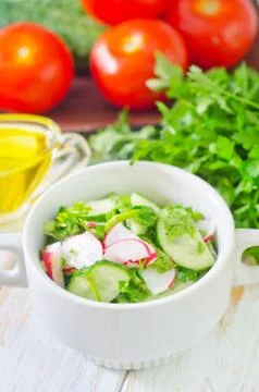 Fresh salad Stock Photos