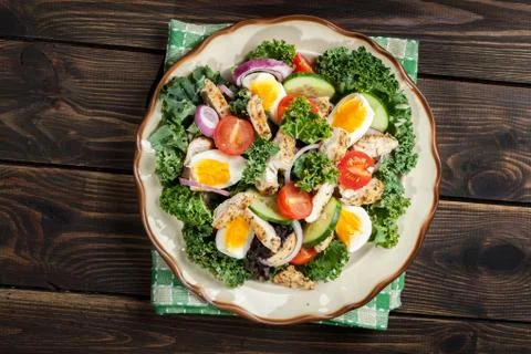 Fresh salad Stock Photos