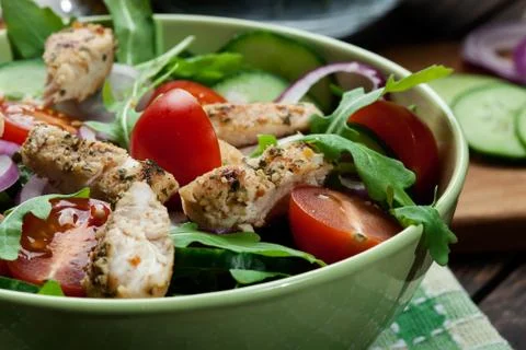 Fresh salad Stock Photos